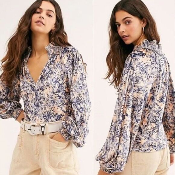 NWOT Free People Velvet Top - Picture 9 of 9